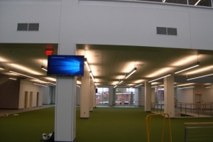 Interior space of University Recreation Center