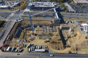 Overview of the Hotel construction site