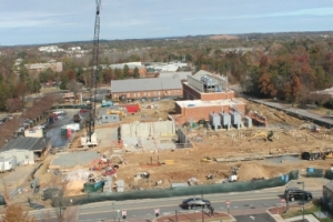 Overview of Science Building construction